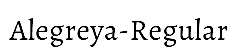 Alegreya-Regular