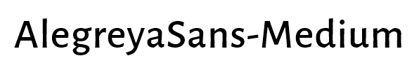 AlegreyaSans-Medium