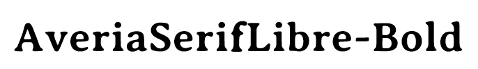 AveriaSerifLibre-Bold