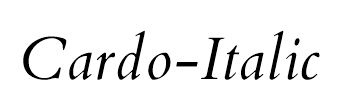 Cardo-Italic