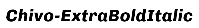 Chivo-ExtraBoldItalic