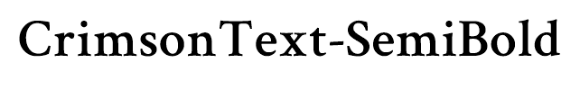 CrimsonText-SemiBold