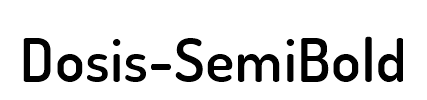 Dosis-SemiBold