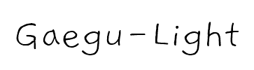 Gaegu-Light