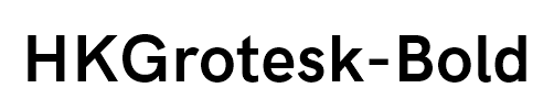 HKGrotesk-Bold