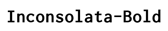 Inconsolata-Bold