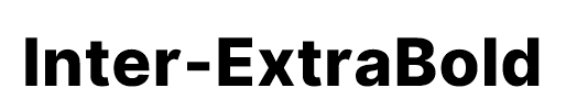 Inter-ExtraBold