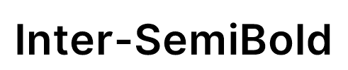 Inter-SemiBold