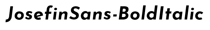 JosefinSans-BoldItalic