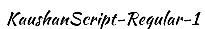 KaushanScript-Regular-1