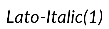 Lato-Italic1