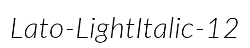 Lato-LightItalic-12