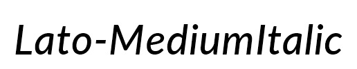 Lato-MediumItalic