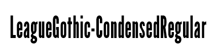 LeagueGothic-CondensedRegular