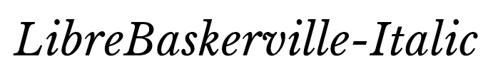 LibreBaskerville-Italic