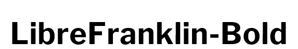 LibreFranklin-Bold