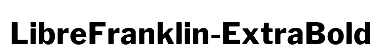 LibreFranklin-ExtraBold