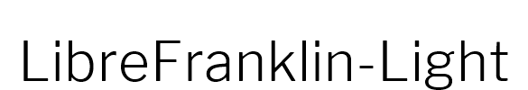 LibreFranklin-Light