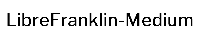 LibreFranklin-Medium