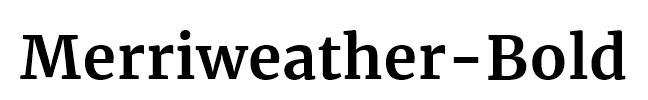Merriweather-Bold