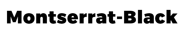 Montserrat-Black