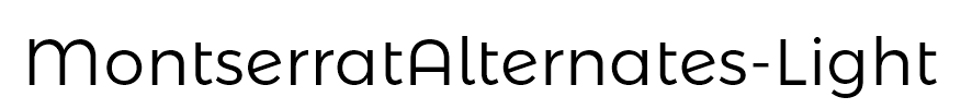 MontserratAlternates-Light