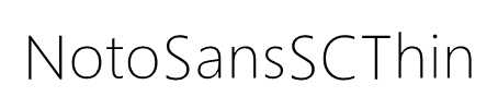 NotoSansSCThin