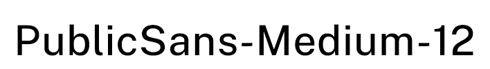 PublicSans-Medium-12