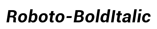Roboto-BoldItalic