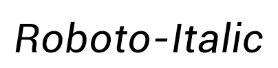 Roboto-Italic