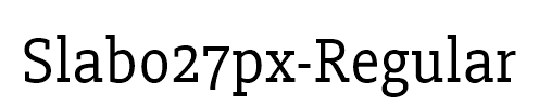 Slabo27px-Regular