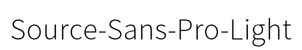 Source-Sans-Pro-Light