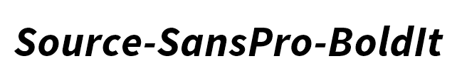 Source-SansPro-BoldIt