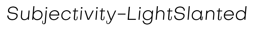 Subjectivity-LightSlanted