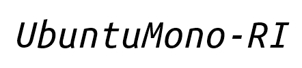 UbuntuMono-RI