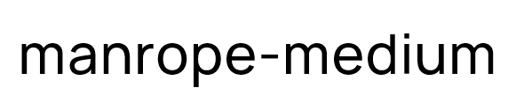 manrope-medium