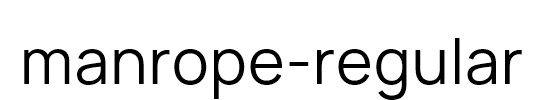 manrope-regular