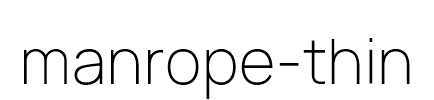 manrope-thin