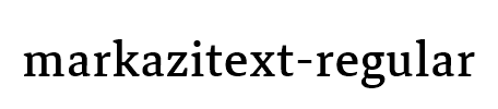 markazitext-regular