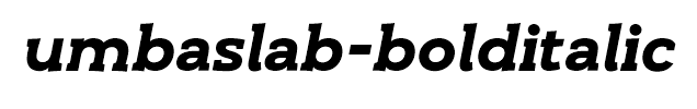 umbaslab-bolditalic