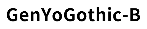 GenYoGothic-B