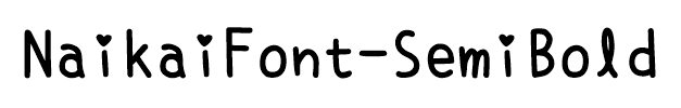 NaikaiFont-SemiBold