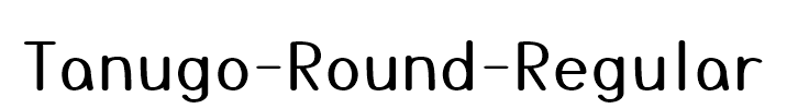Tanugo-Round-Regular