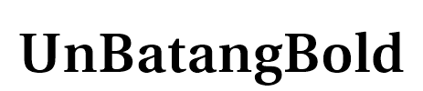 UnBatangBold