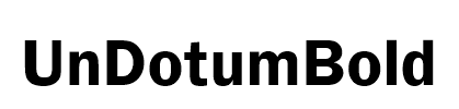 UnDotumBold
