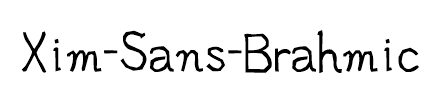Xim-Sans-Brahmic