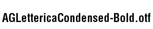 AGLettericaCondensed-Bold