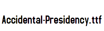 Accidental-Presidency