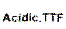 Acidic