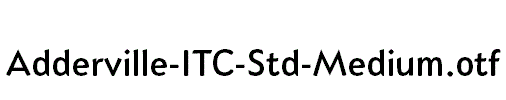 Adderville-ITC-Std-Medium